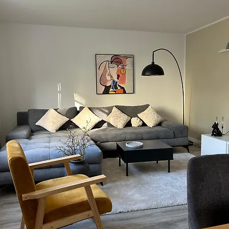 Modernes Designer-apartment Fuer 7 Gaeste - 80qm In Zentraler Lage, Self-check-in Apartament
